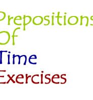prepositions of time